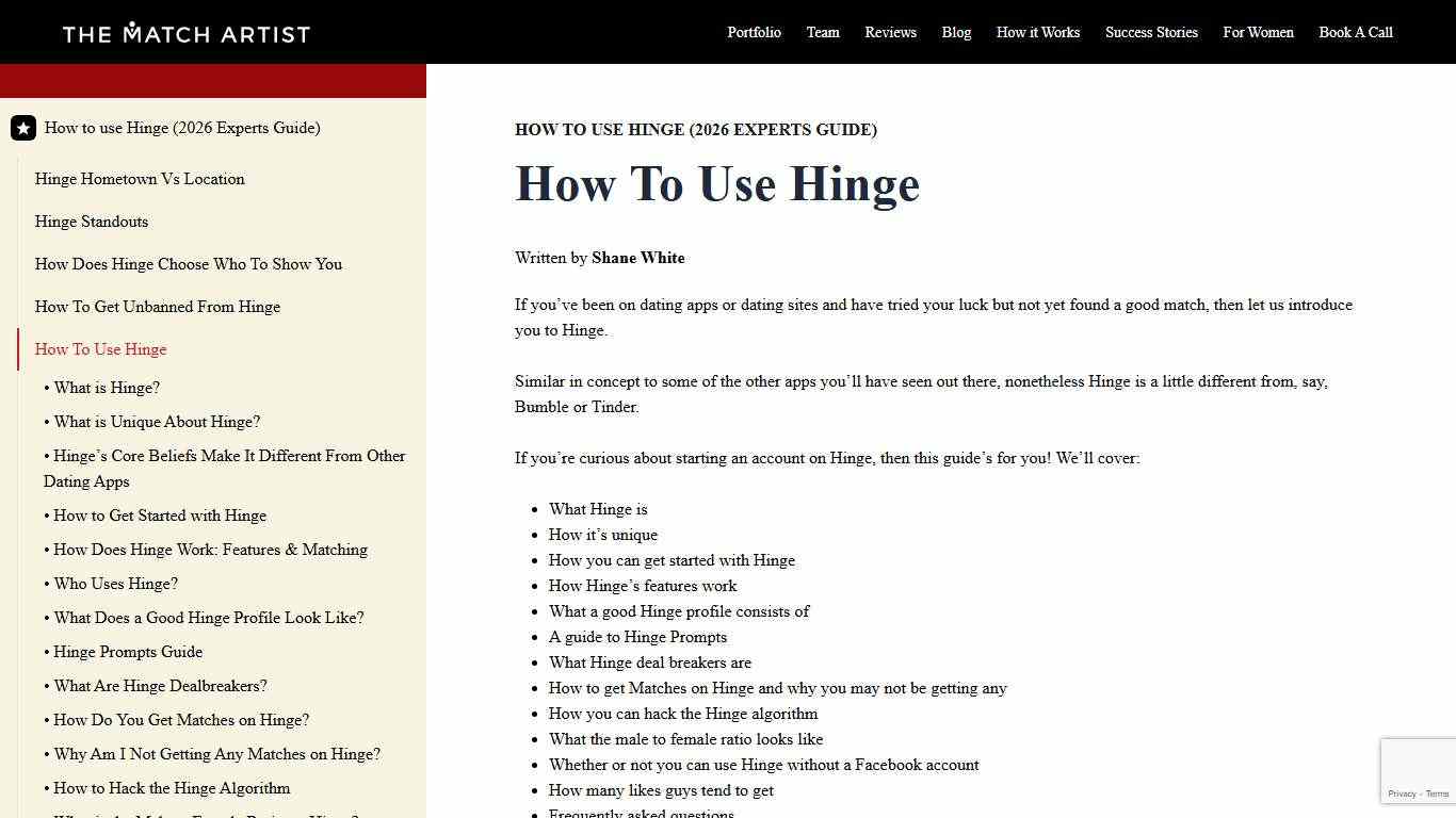 How To Use Hinge